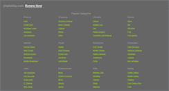 Desktop Screenshot of phplobby.com